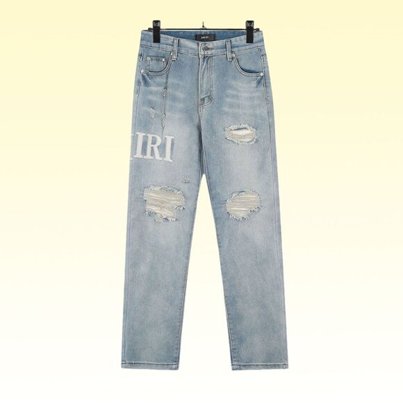 Amiri Classic Ripped Raw Edge Jeans